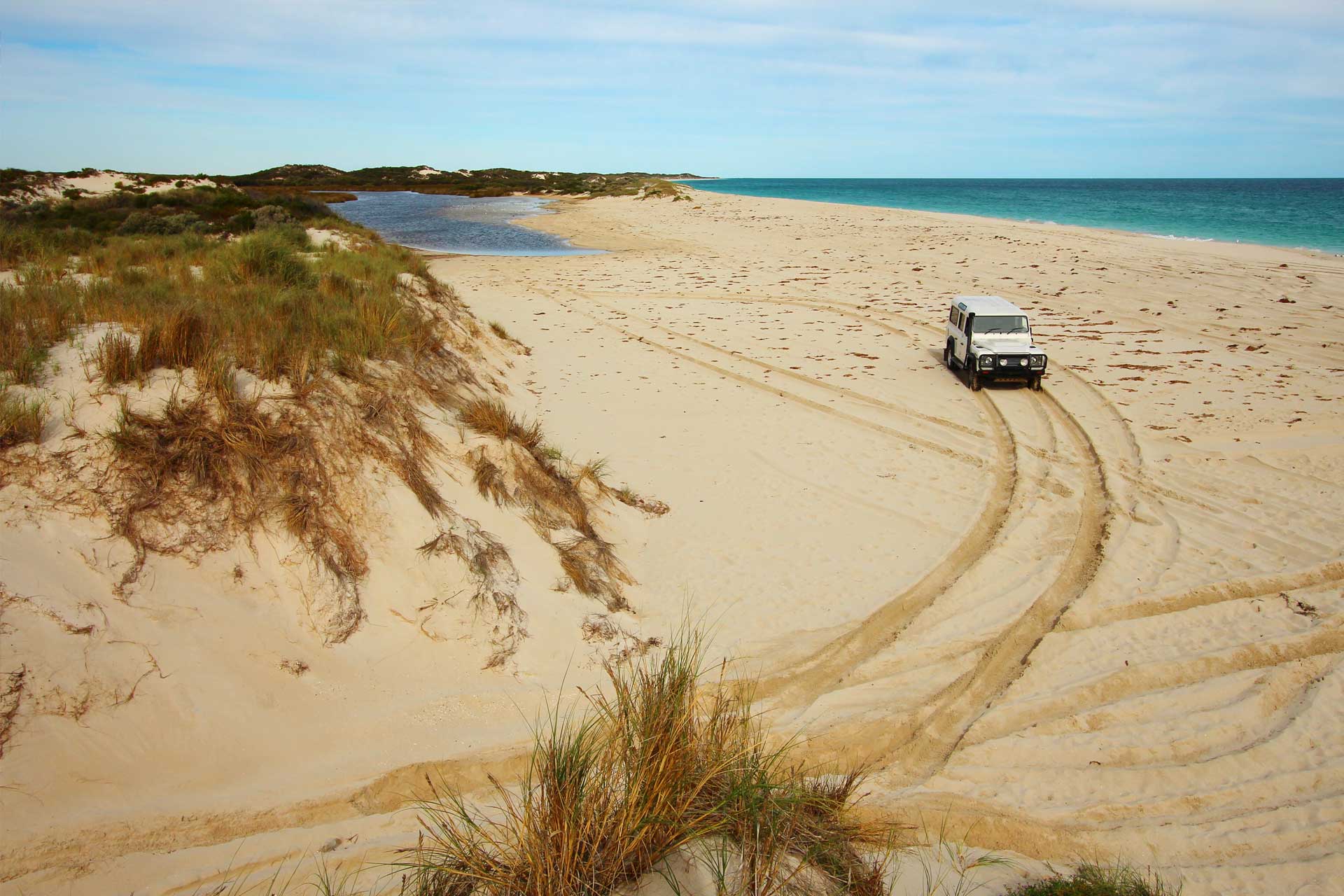 Australia2 Jeep on Beach in Australia