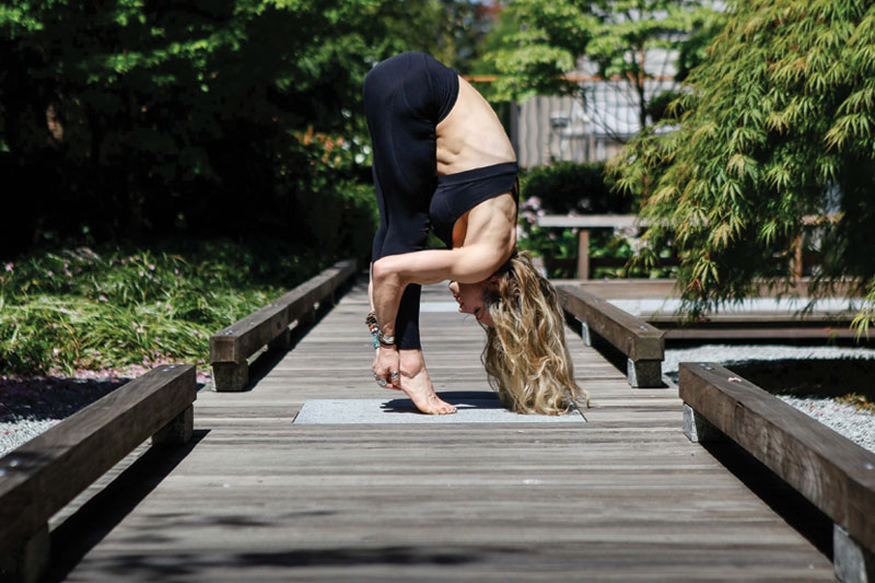 Yoga in the Zen Garden